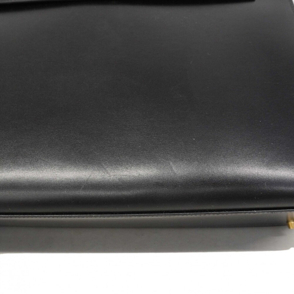 Hermes Kelly 32 Handbag, Box Calf Leather, Black, □B Stamp, Women's, P2738445 - Picture 10 of 15